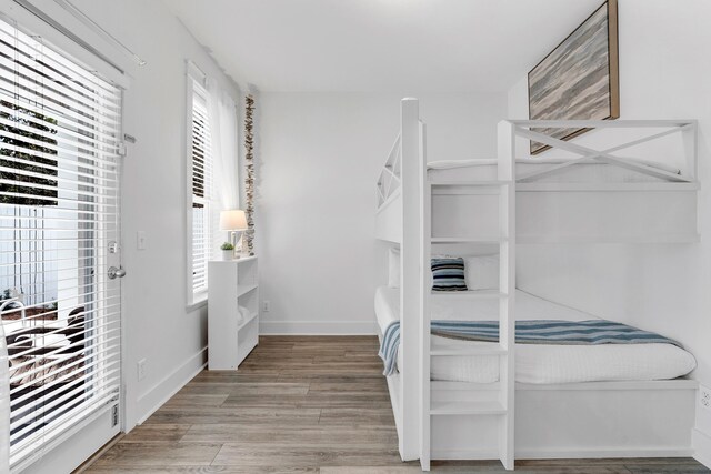 spacious closet featuring wood-type flooring