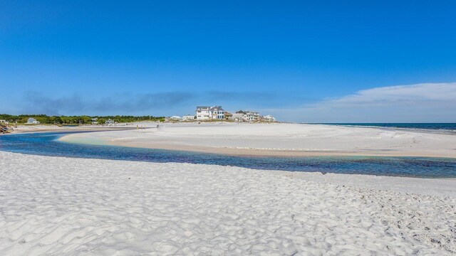 water view featuring a beach view