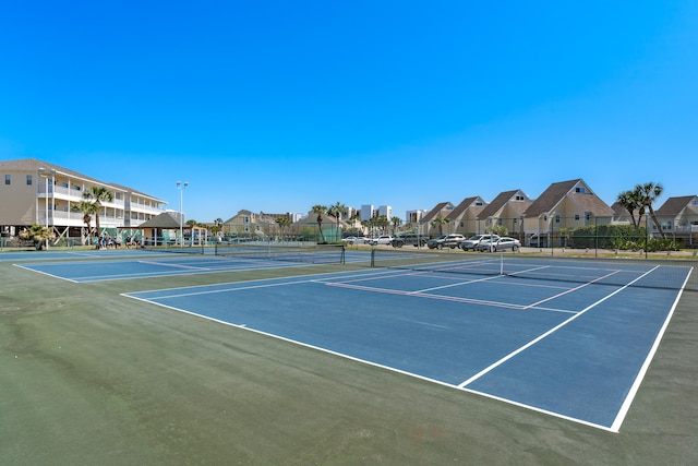 view of sport court