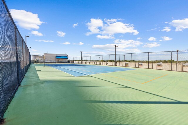 view of tennis court