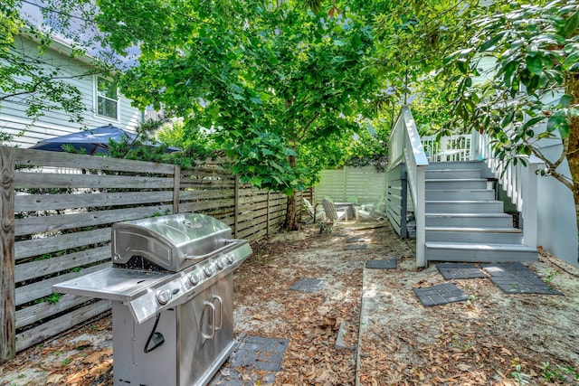 view of patio / terrace with grilling area