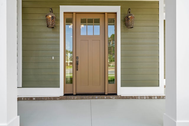 view of property entrance