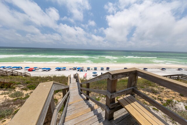 water view with a beach view