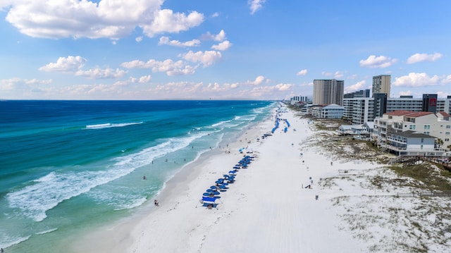 water view with a beach view