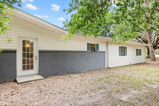 view of side of property