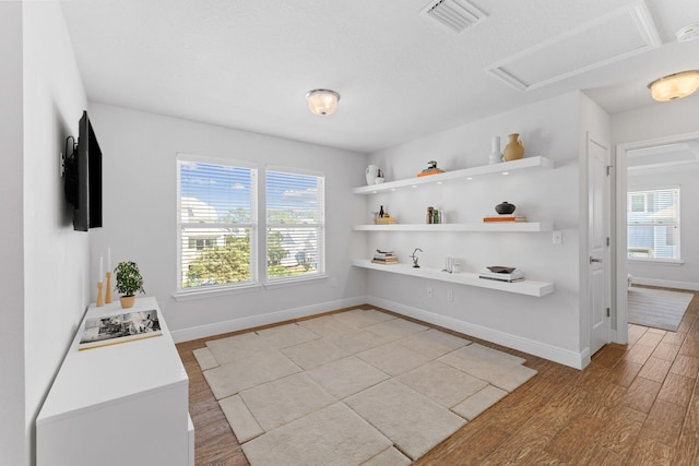 interior space featuring light hardwood / wood-style floors