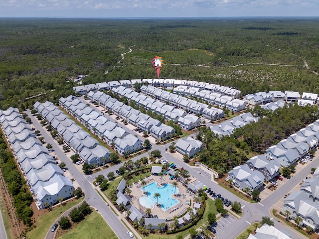 view of birds eye view of property