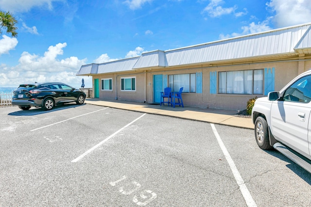 view of uncovered parking lot