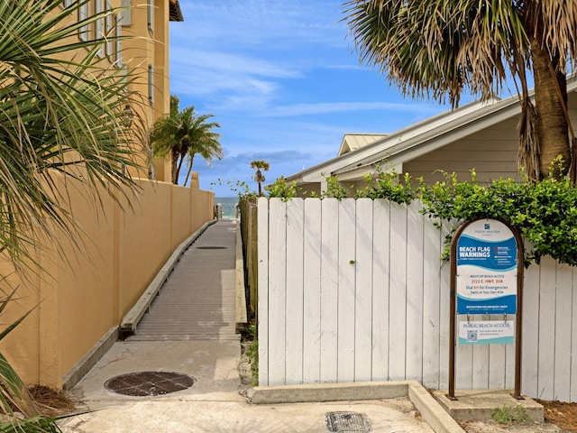 view of gate