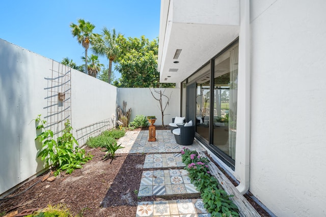 view of yard featuring a patio area