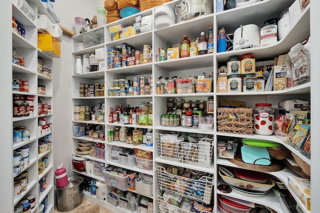 view of pantry