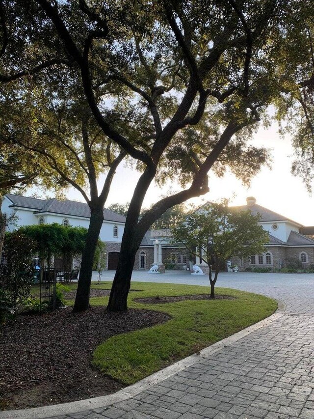 view of nearby features featuring a lawn