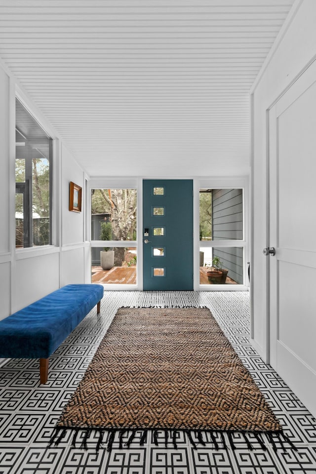 sunroom / solarium with a wealth of natural light