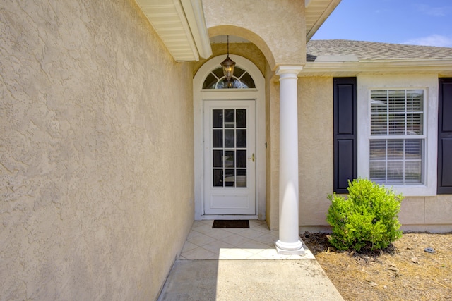 view of entrance to property