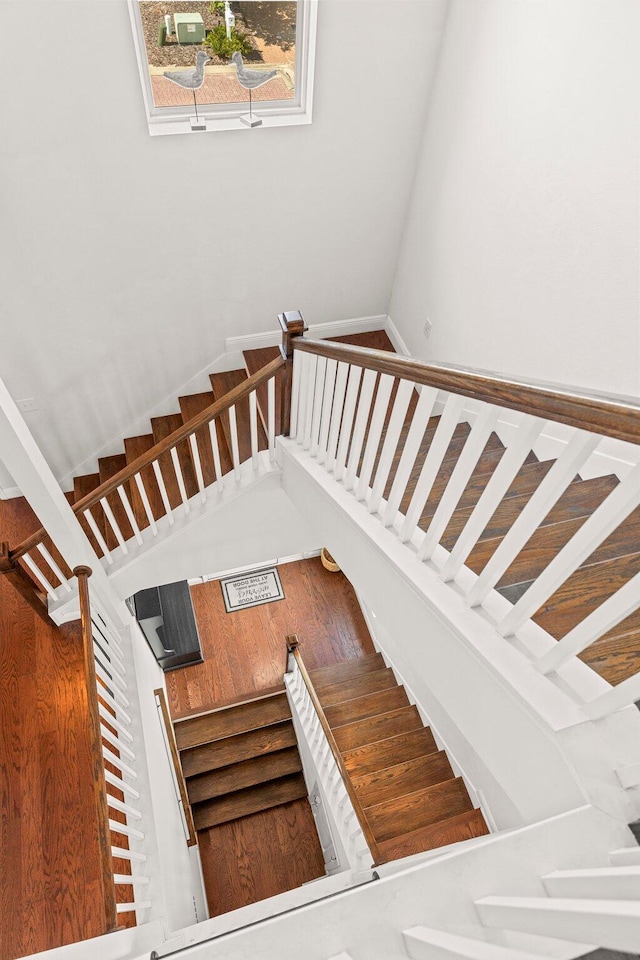 view of stairs