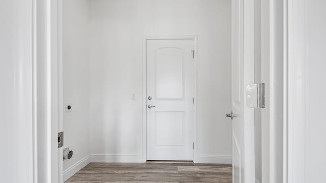 interior space featuring light hardwood / wood-style flooring