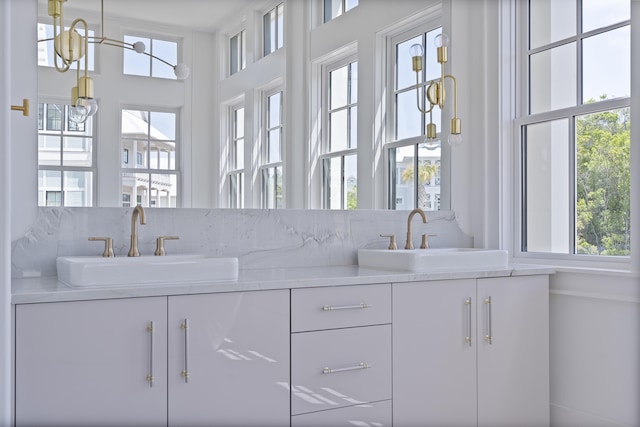 114 Climbing Rose Way, Santa Rosa Beach, FL 32459 - kitchen featuring light countertops and white cabinetry