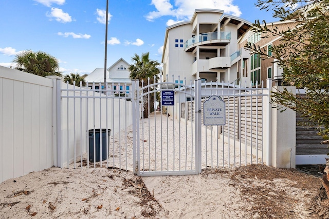 view of gate