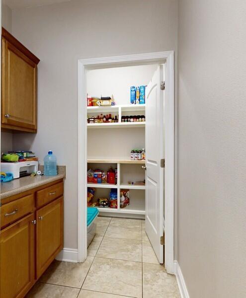 view of pantry