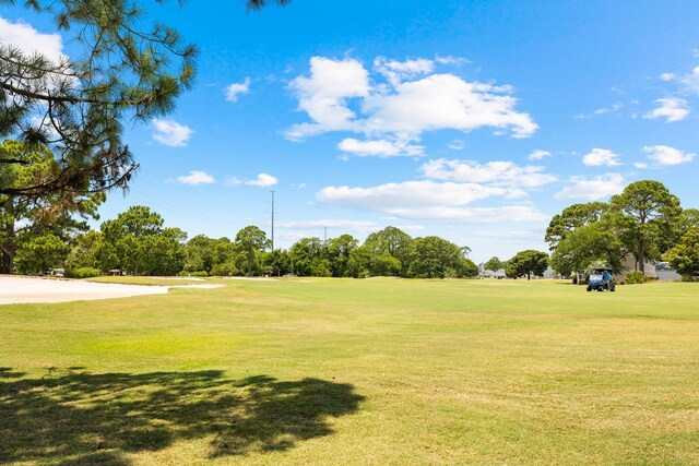 view of community with a yard