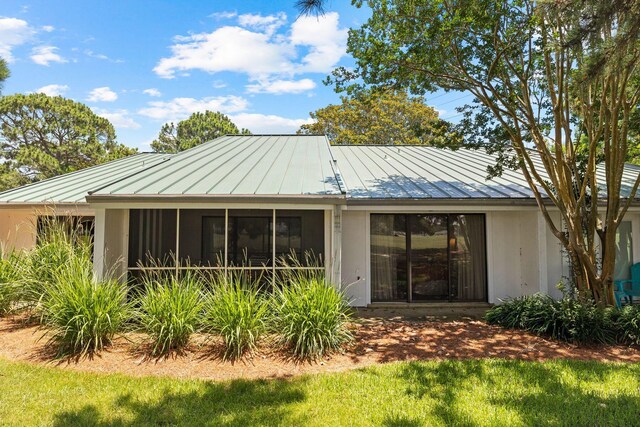 view of back of property