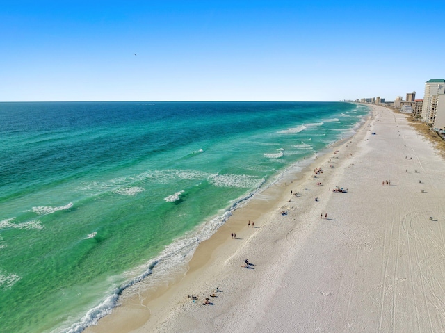 water view with a beach view