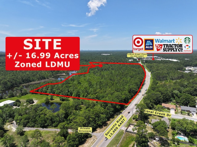 9900 Sorrento Rd, Pensacola FL, 32507 land for sale