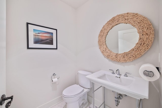 37 S Compass Point Way Unit 107, Inlet Beach, FL 32461 - half bath with toilet and baseboards