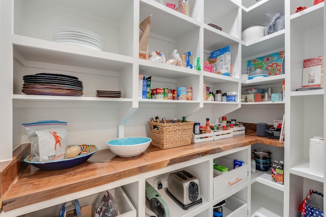 view of pantry