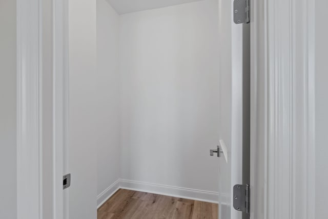 washroom featuring light wood-type flooring