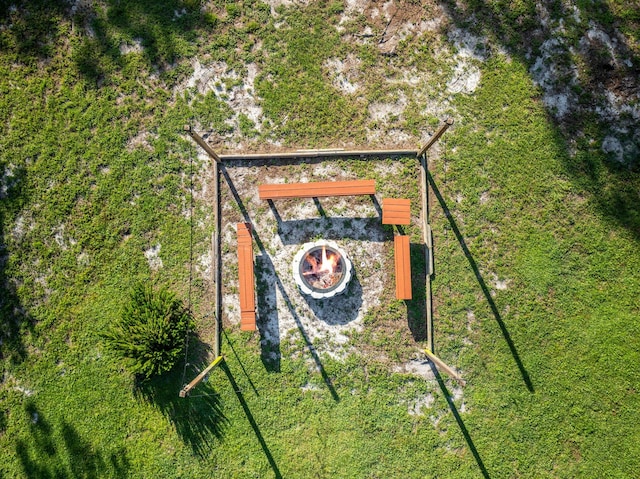 view of aerial view