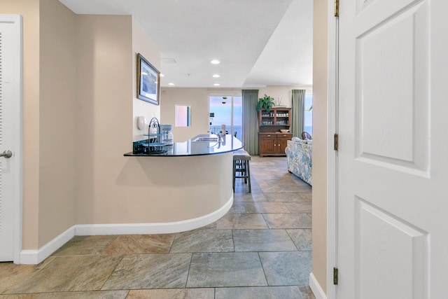 kitchen featuring sink