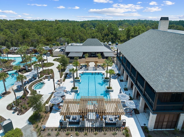 view of pool