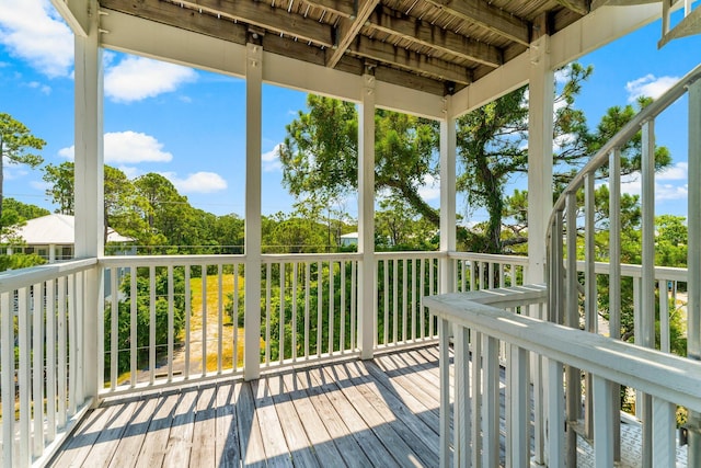 view of deck