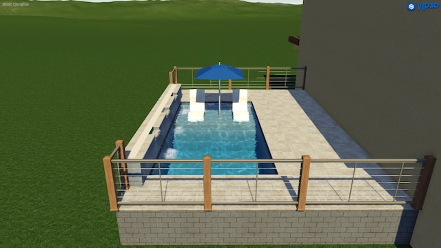 view of swimming pool