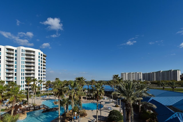 view of pool