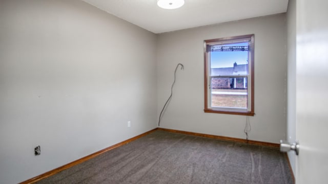 unfurnished room featuring carpet floors