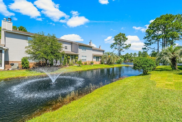 view of water feature