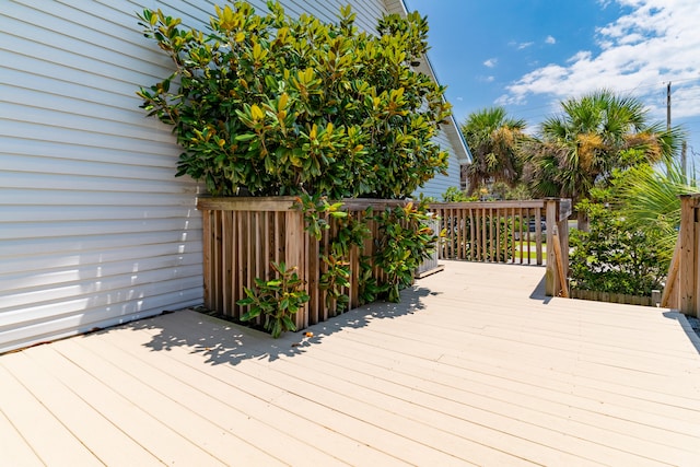 view of deck