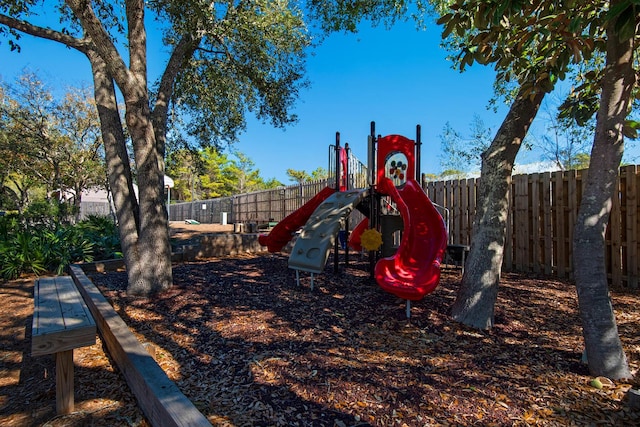 view of play area