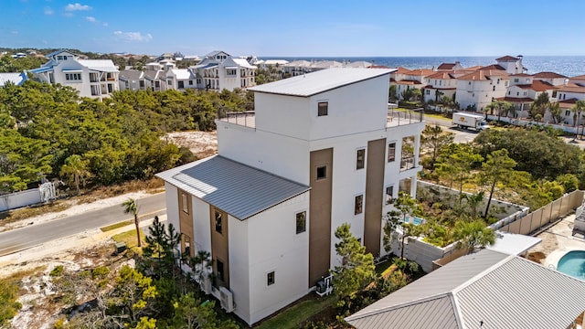 5050 W County Highway 30a, Santa Rosa Beach, FL 32459 - bird's eye view with a water view and a residential view