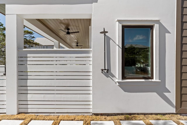 5050 W County Highway 30a, Santa Rosa Beach, FL 32459 - view of home's exterior with ceiling fan