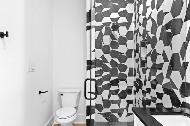 5050 W County Highway 30a, Santa Rosa Beach, FL 32459 - full bath with toilet, a shower stall, and vanity