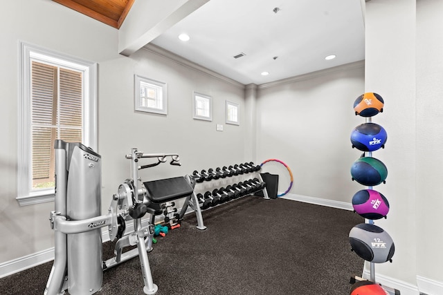 view of exercise room