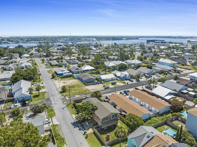 aerial view featuring a residential view