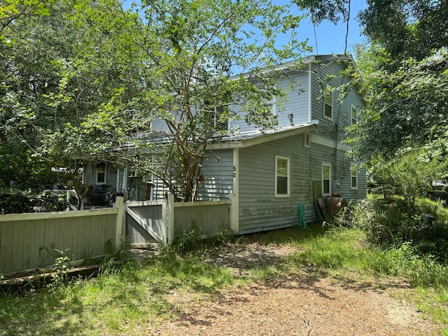 view of back of property