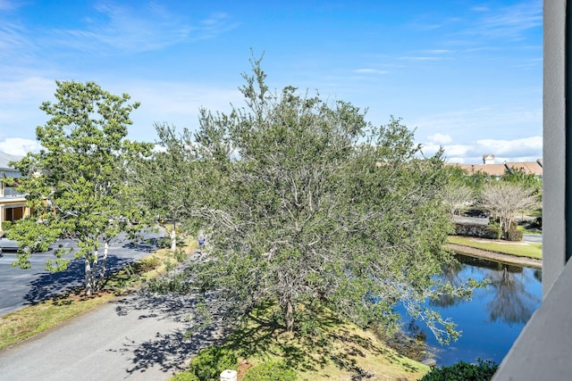 view of water feature