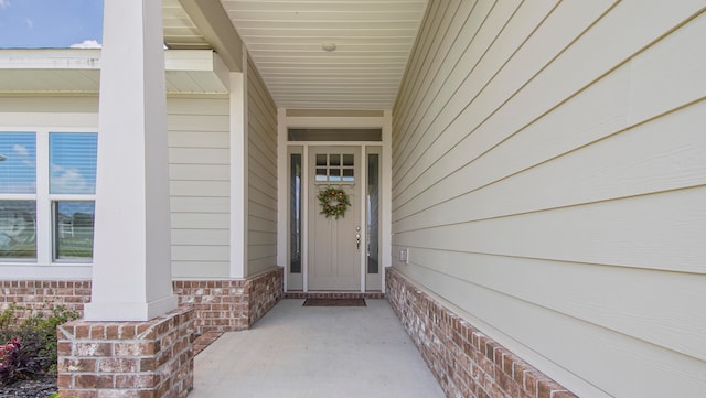 view of entrance to property