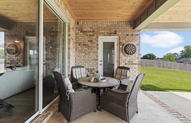 view of patio