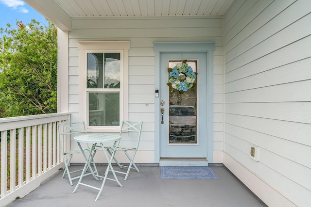 view of property entrance